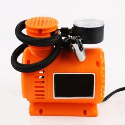 Orange Auto Air Compressor Portable, 250psi plastikowa pompa powietrza do opon samochodowych