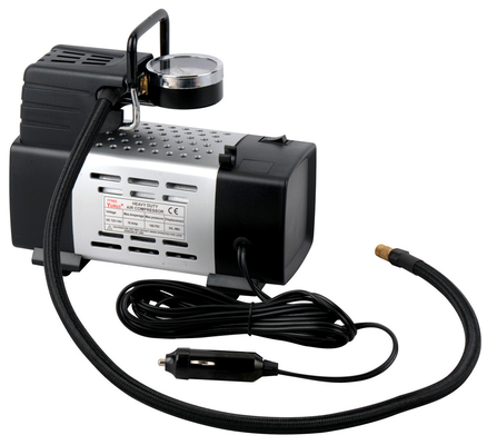 Przenośna metalowa sprężarka powietrza 150PSI 12V Mocna inflacja z 2 adapterami dysz