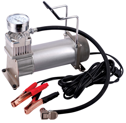 12V Pojedynczy wyłącznik sprężarki powietrza 200 Psi Chrom, przenośna sprężarka powietrza do samochodu
