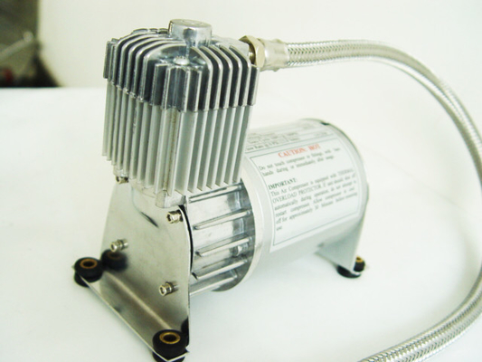 Dobra cena. Pewter Single Truck Air Bag Air Ride Suspension Compressor 150psi 1 Gallon Air Compressor w Internecie
