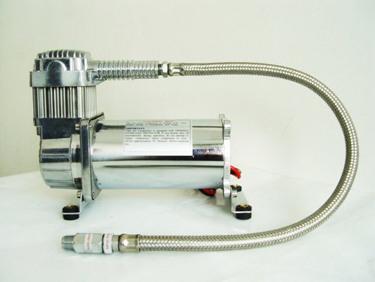 1/4 '' Sprężarka zawieszenia pneumatycznego 200psi Pojedyncza sprężarka 12v i zbiornik