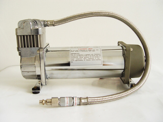 150PSI Chrome 1.75CFM Heavy Duty przenośna sprężarka powietrza 12v ze zbiornikiem powietrza