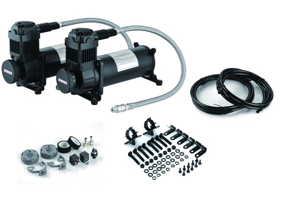 Dobra cena. Heavy Duty YF6469R DUAL Pack Sprężarka zawieszenia pneumatycznego Duża moc Szybka inflacja w Internecie
