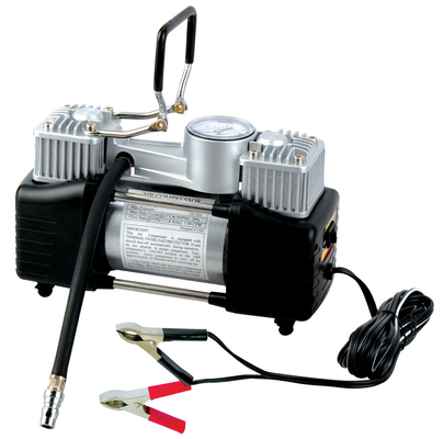 Sprężarka powietrza DC 12V 150 PSI, czarno-srebrna, zapewniająca dużą moc i szybkość