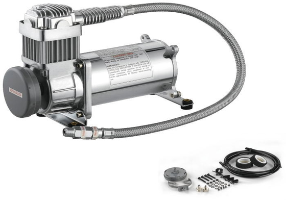 Przenośny system sprężarek powietrza z srebrnym zawieszeniem Szybka inflacja Heavy Duty do tuningu samochodów