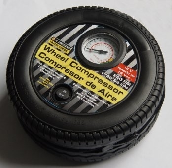 Kształt opony Przenośny samochodowy kompresor powietrza inflator opon Plastik DC12V