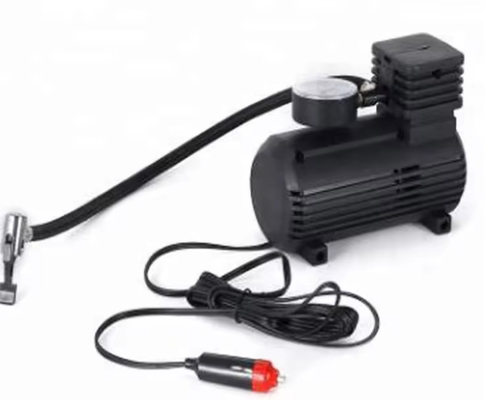 Mini sprężarka powietrza Przenośna pompa opon Dc12v z miernikiem Mini sprężarka 300psi Przenośny sprężarka powietrza samochodowa
