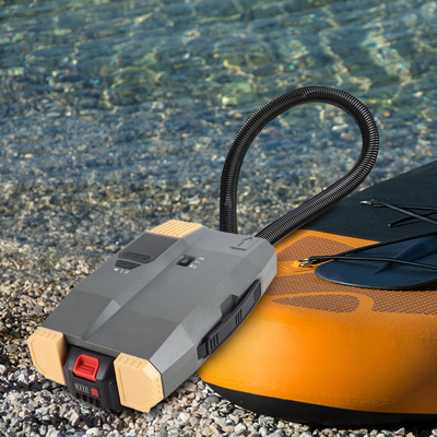 Pojemność akumulatora 5000mAH SUP Elektryczna pompa do nadmuchowego doków kajak Paddle Board 20PSI 12V/110-240V