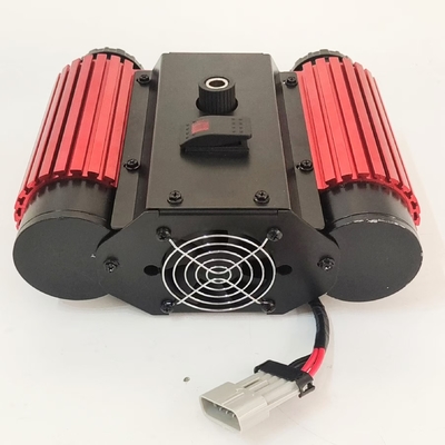 Dwucylindrowa pompa powietrzna samochodowa ciężkoodporna kompresor powietrza samochodowego