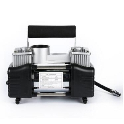 Dwucylindrowa sprężarka powietrza pojazdu YF662B 180w 150psi w kolorze srebrnym
