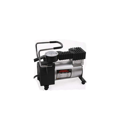Poręczna metalowa sprężarka powietrza 12v Wysokie ciśnienie robocze 2,25 kg z zegarkiem 140 psi