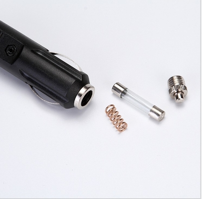 Mała metalowa sprężarka powietrza 140psi czarno-srebrna pompa do samochodu