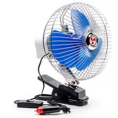 Plastikowy wentylator chłodzący do samochodu, Mini Auto Cool Fan z przełącznikiem Dc12v