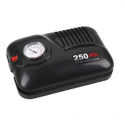Sprężarka samochodowa 250psi z tworzywa sztucznego, kompresor samochodowy 2 w 1 Dc 12v