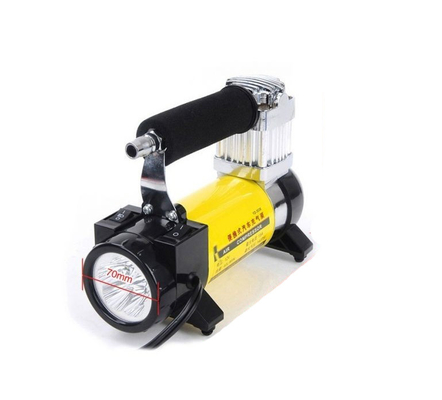 Dc 12v metalowa sprężarka powietrza, sprężarka o dużej mocy 100 psi z lampą