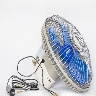 Wentylator samochodowy 12v / 24v 8-calowy wentylator oscylacyjny z metalową osłoną z pełnym zabezpieczeniem