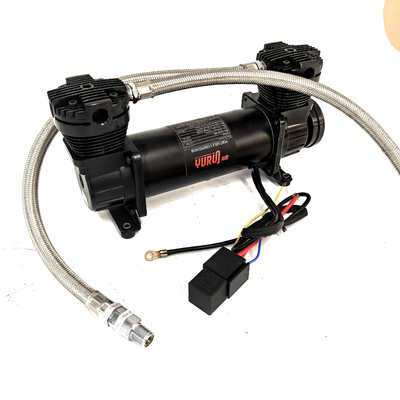 Heavy Duty Car Pump 12V/24V Car Air Suspension Compressor 