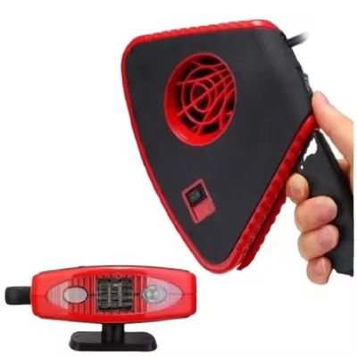 Przenośny podgrzewacz i wentylator samochodowy 12V z oświetleniem, 150W, grzałka PTC