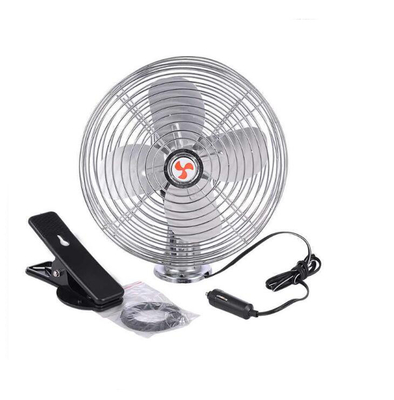 Wentylator samochodowy 12V / 24v z włącznikiem / wyłącznikiem Pełna metalowa osłona zabezpieczająca