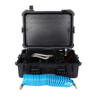 Sprężarka pneumatyczna z podwójną głowicą Podwójny cylinder do pompowania opon samochodowych