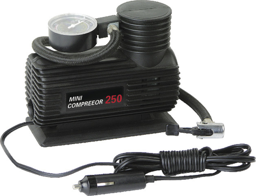 Dobra cena. Mini plastikowa przenośna elektryczna sprężarka powietrza do opon samochodowych z czarną poręczną w Internecie