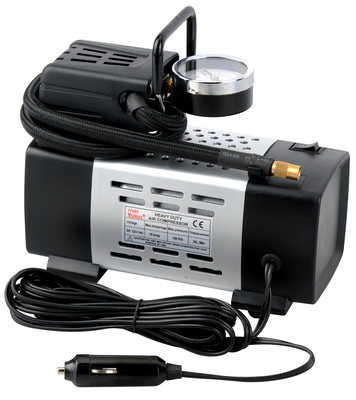 Dobra cena. Przenośna metalowa sprężarka powietrza 150PSI 12V Mocna inflacja z 2 adapterami dysz w Internecie