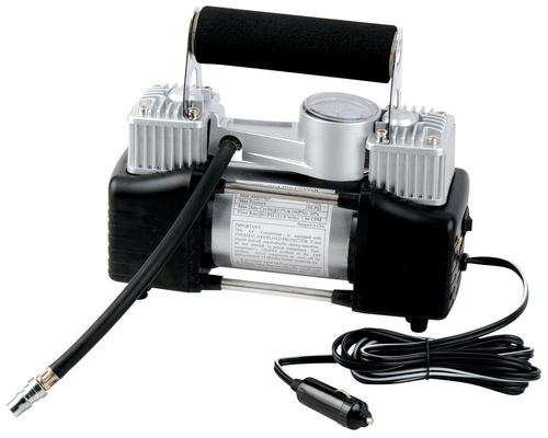Dobra cena. Sprężarka powietrza DC 12V 150 PSI, czarno-srebrna, zapewniająca dużą moc i szybkość w Internecie