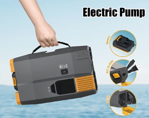 12 wolt elektryczny pompa sup z akumulatorem i AC110V-220V długotrwała praca 20psi z ekranem