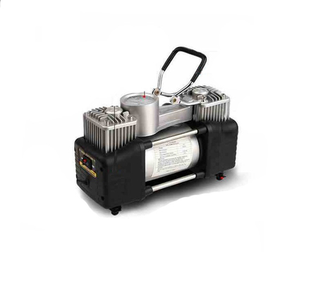 Dobra cena. Poręczna wysokociśnieniowa metalowa sprężarka powietrza 180W, czarno-srebrna 150PSI w Internecie